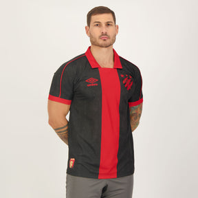 Camisa Sport Recife III 23/24 Torcedor Umbro Masculina - Preta e Vermelha