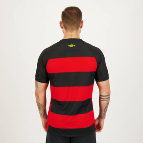 Camisa Sport Recife I 23/24 - Torcedor Umbro Masculina - Preta e Vermelha