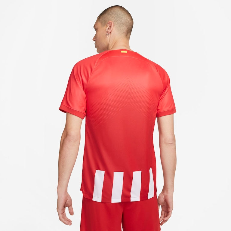 Camisa Atlético de Madrid I 23/24 Torcedor Nike Masculina - Vermelha e Branca