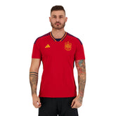 Camisa Espanha I 22/23 Torcedor Adidas Masculina - Vermelha