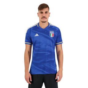 Camisa Itália I 23/24 Torcedor Adidas Masculina - Azul