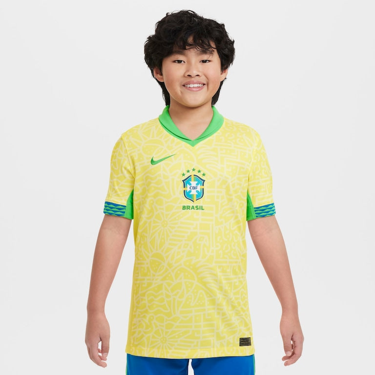 Kit Infantil Brasil I 2024/25 Nike - Amarelo