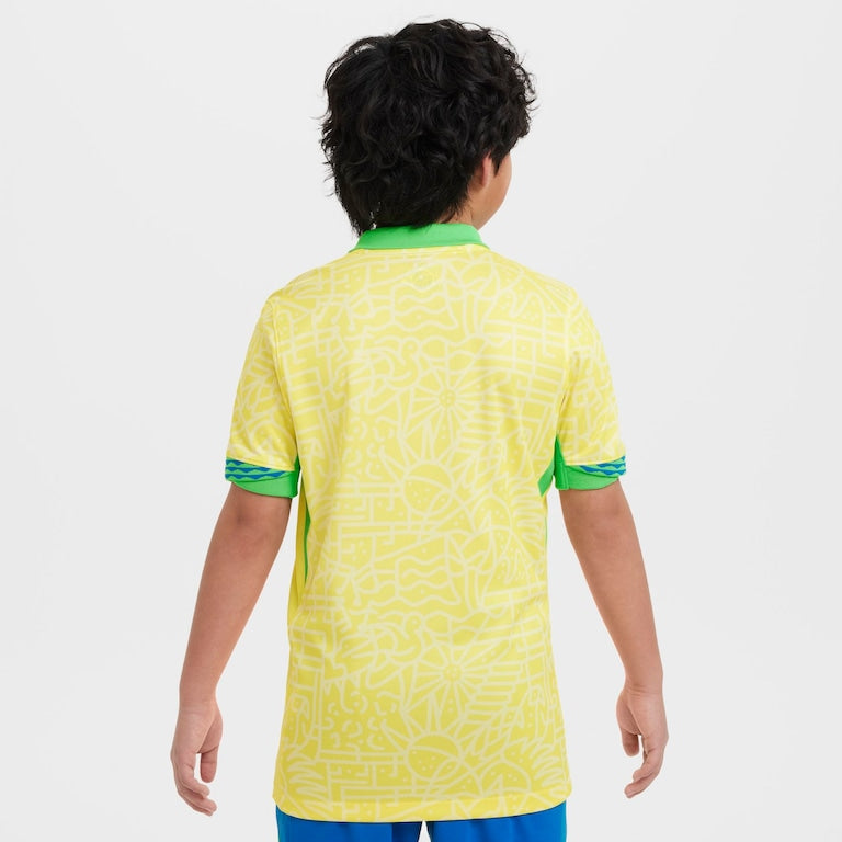 Kit Infantil Brasil I 2024/25 Nike - Amarelo