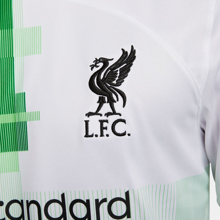 Camisa Liverpool II 23/24 Torcedor Nike Masculina - Branca e Verde