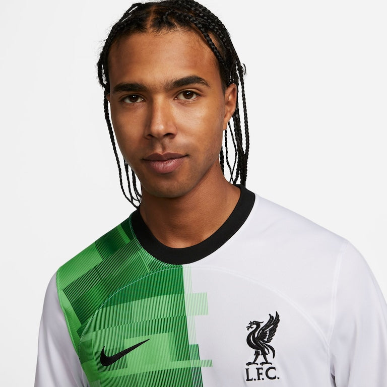 Camisa Liverpool II 23/24 Torcedor Nike Masculina - Branca e Verde