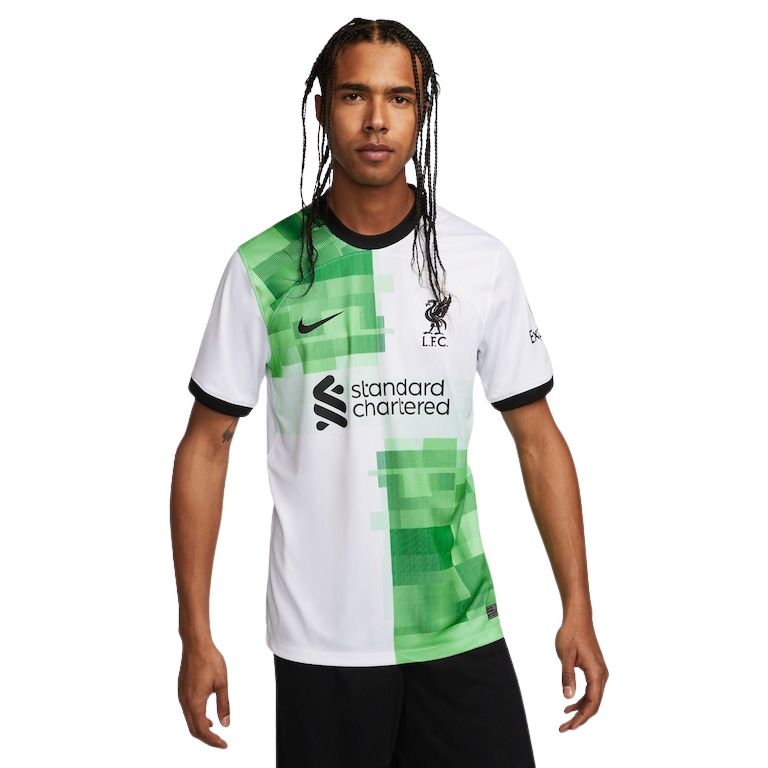 Camisa Liverpool II 23/24 Torcedor Nike Masculina - Branca e Verde