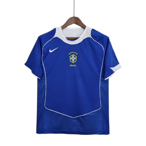 Camisa Retro Brasil 2004/05 Nike Masculina - Azul