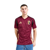 Camisa Bélgica I 2024/25 Torcedor Nike Masculina - Grená