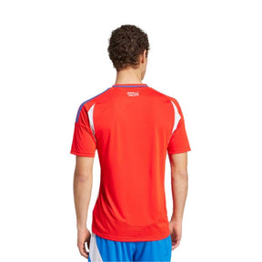 Camisa Chile I 2024/25 Torcedor Adidas Masculina - Vermelha