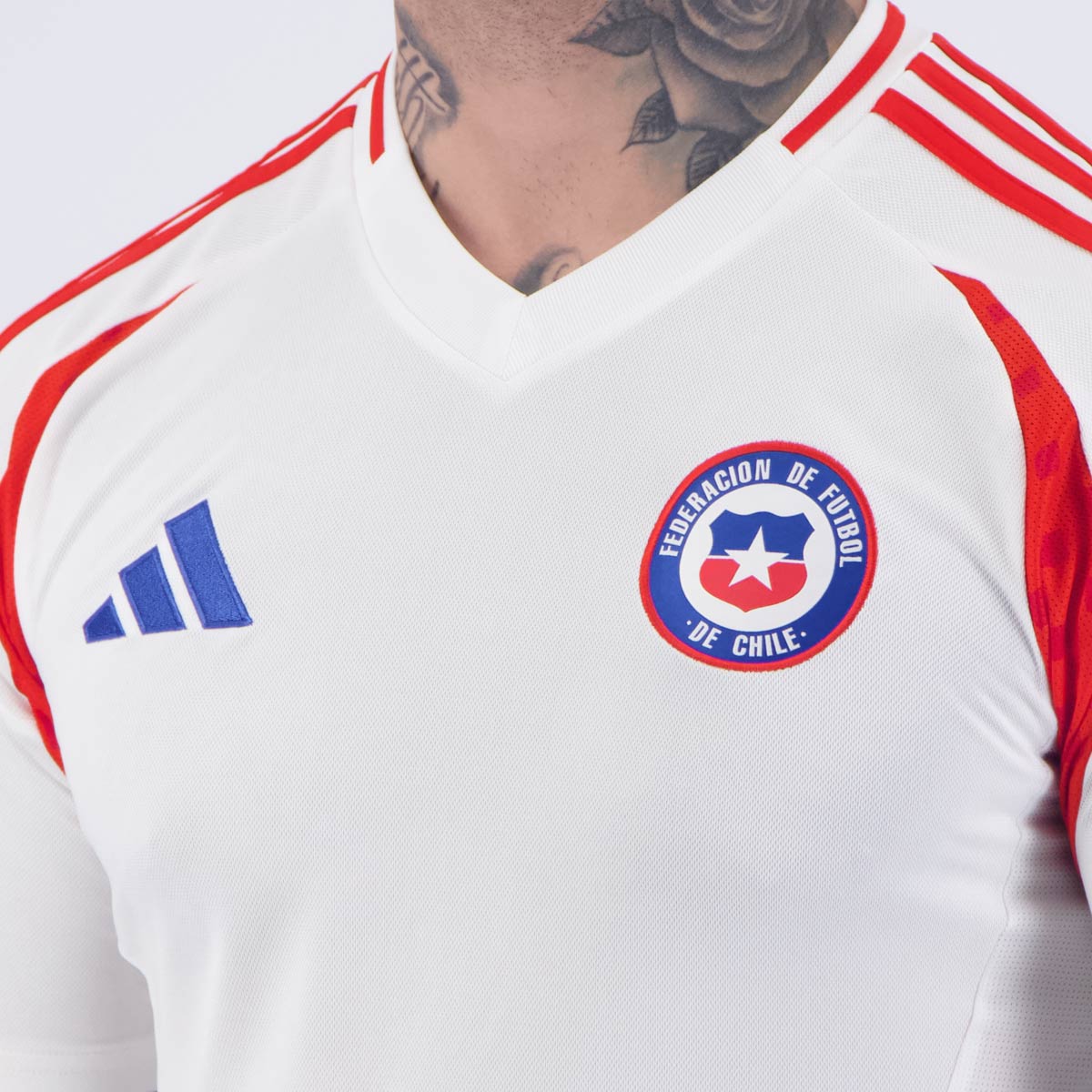 Camisa Chile II 2024/25 Torcedor Adidas Masculina - Branco