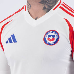 Camisa Chile II 2024/25 Torcedor Adidas Masculina - Branco