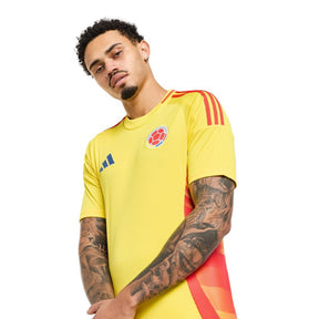 Camisa Colômbia I 2024/25 Torcedor Adidas Masculina - Amarela