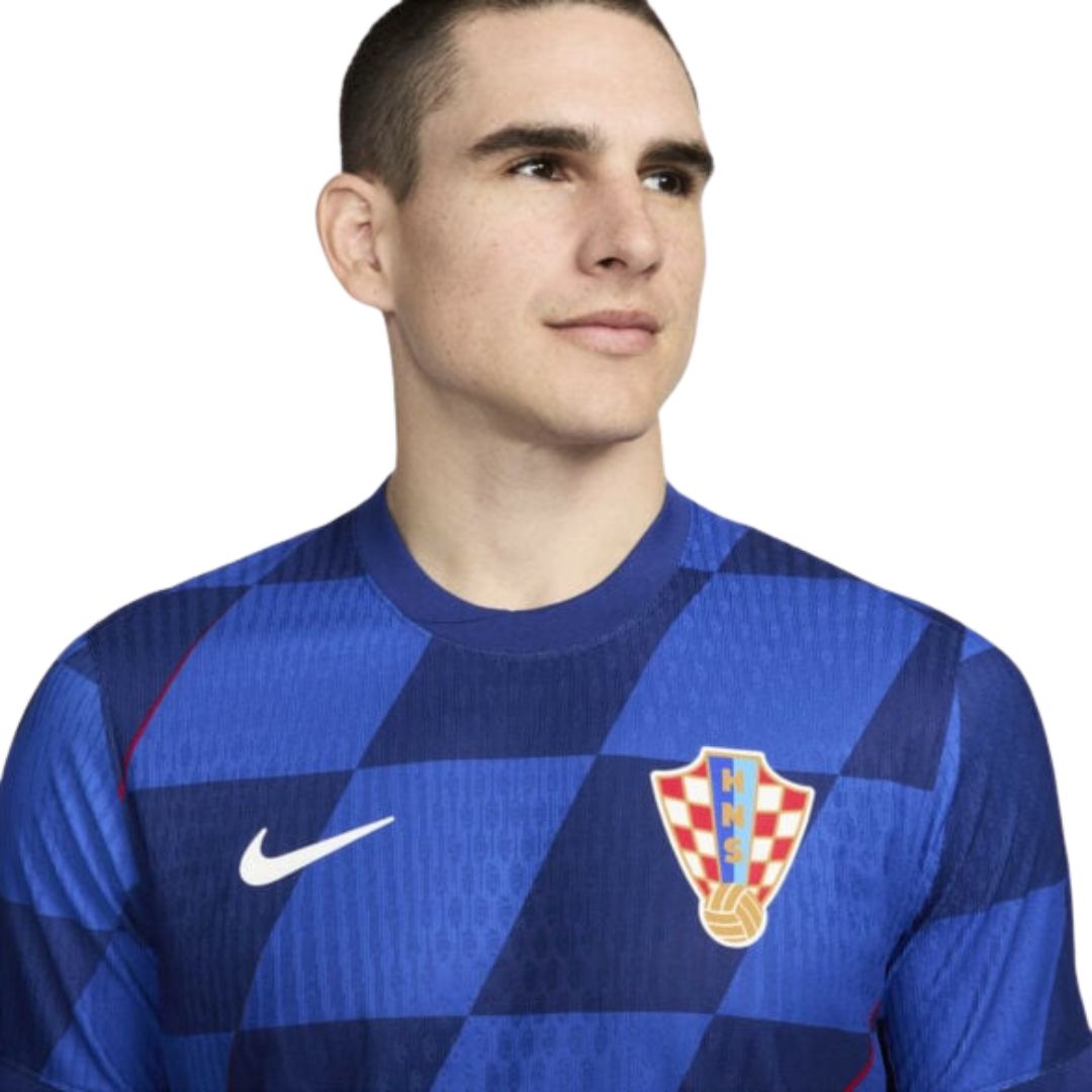 Camisa Croácia II 2024/25 Torcedor Nike Masculina - Azul