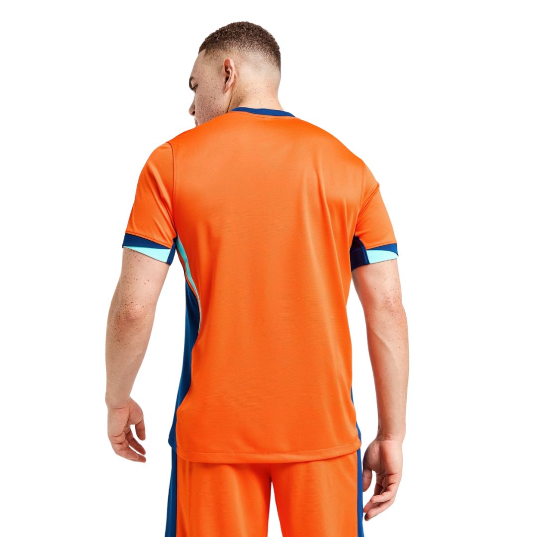 Camisa Holanda I 2024/25 Torcedor Nike Masculina - Laranja