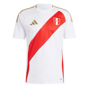 Camisa Peru I 2024/25 Torcedor Adidas Masculina - Branca