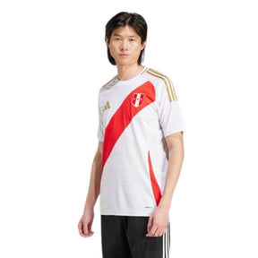 Camisa Peru I 2024/25 Torcedor Adidas Masculina - Branca