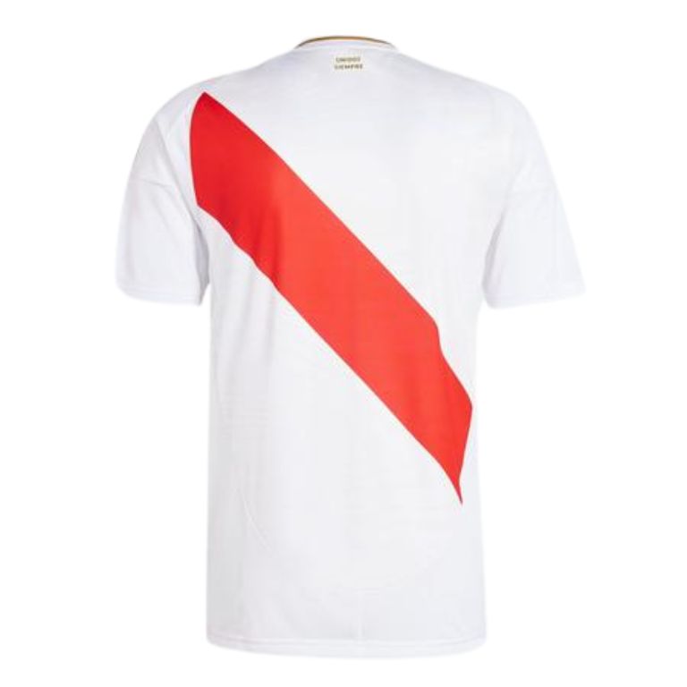 Camisa Peru I 2024/25 Torcedor Adidas Masculina - Branca