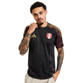 Camisa Peru II 2024/25 Torcedor Adidas Masculina - Preta