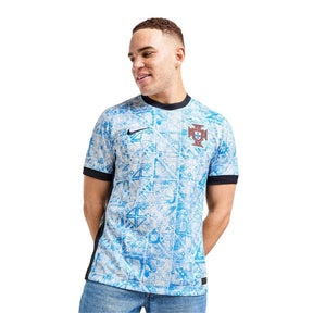 Camisa Portugal II 2024/25 Torcedor Nike Masculina - Branca e Azul