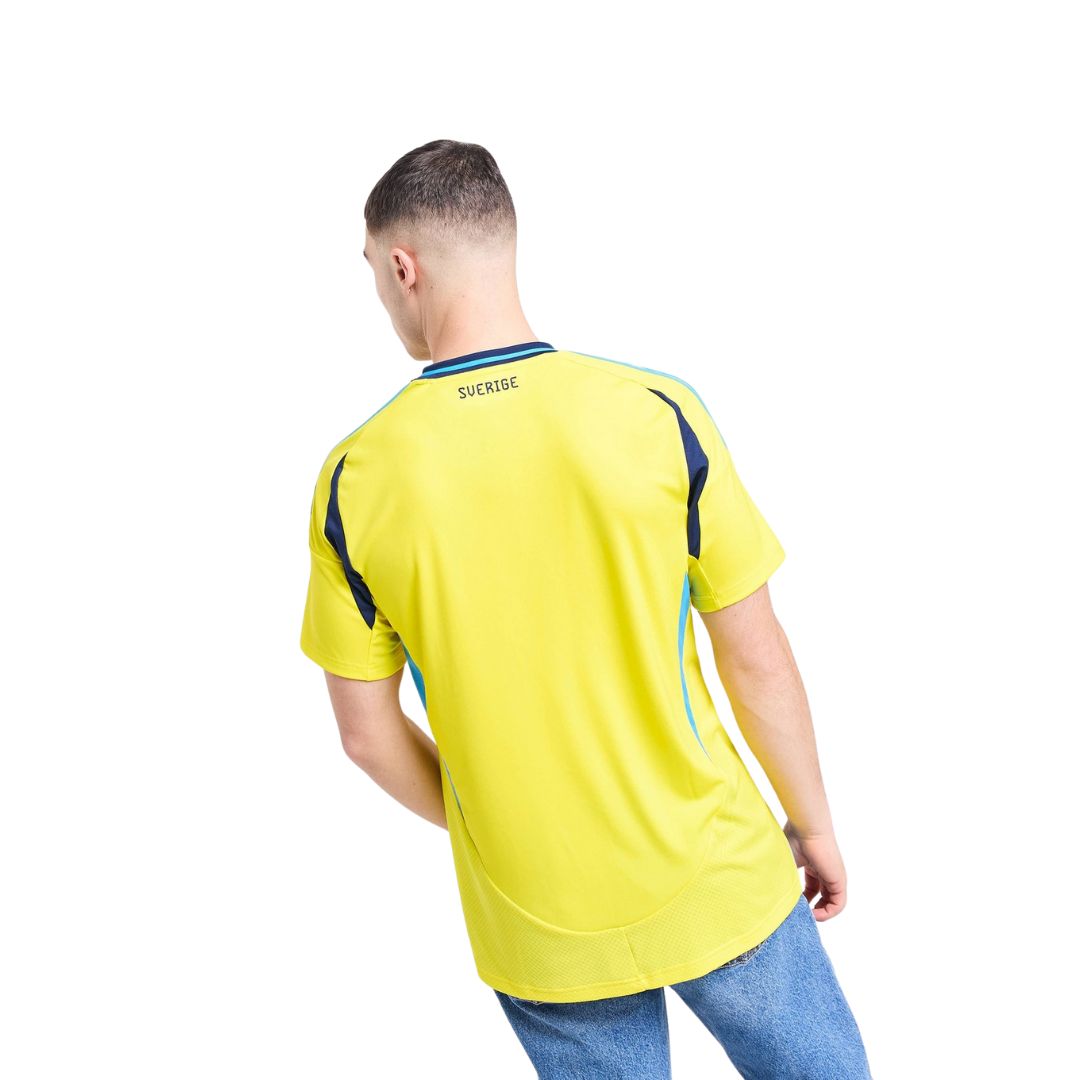 Camisa Suécia I 2024/25 Torcedor Adidas Masculina - Amarela