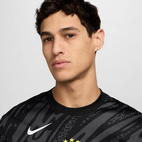 Camisa Goleiro Brasil 2024/25 Torcedor Nike Masculina - Preta