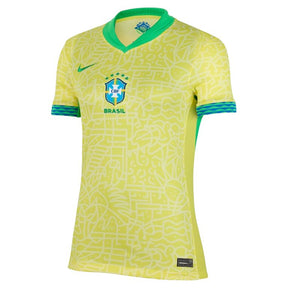 Camisa Feminina Brasil I 2024/25 Nike - Amarela