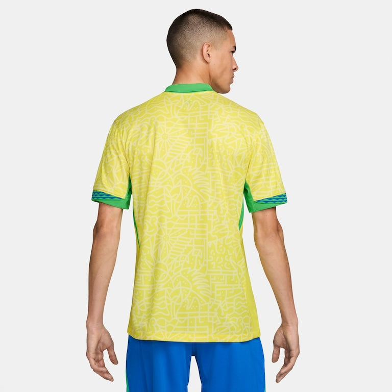 Camisa Brasil I 2024/25 Torcedor Nike Masculina - Amarela