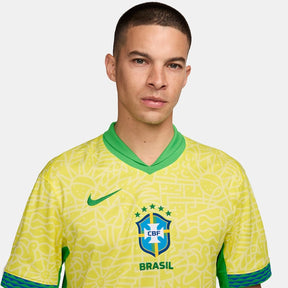 Camisa Brasil I 2024/25 Torcedor Nike Masculina - Amarela