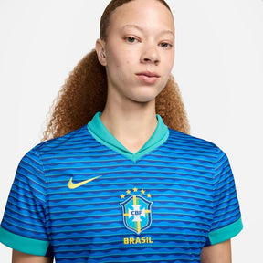 Camisa Feminina Brasil II 2024/25 Nike - Azul