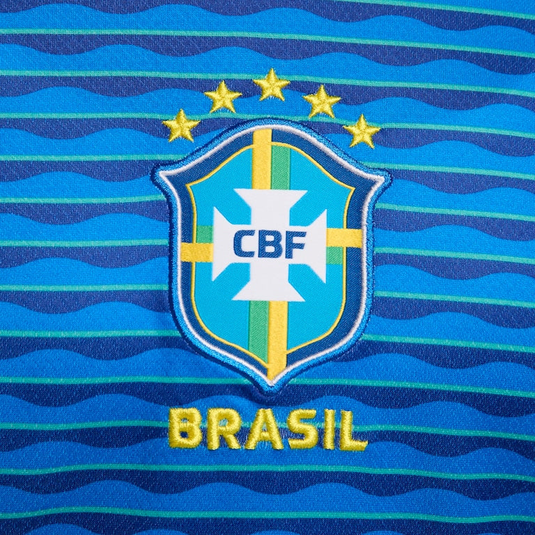 Camisa Feminina Brasil II 2024/25 Nike - Azul