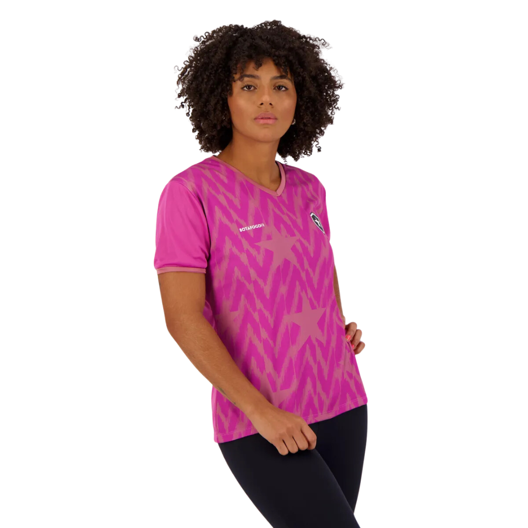 Camisa Alvinegra Outubro Rosa Feminina