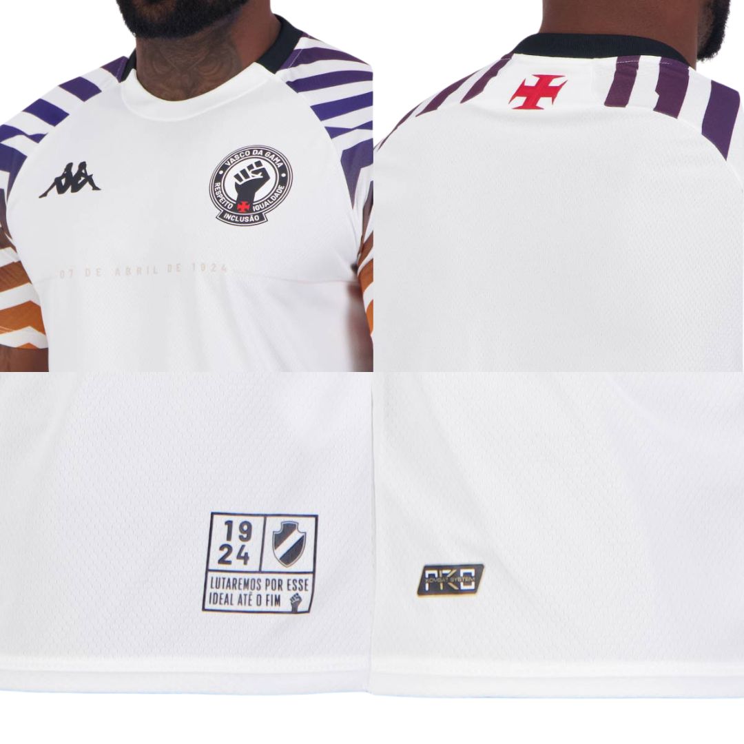 Camisa Vasco Aquecimento 2024/25 Kappa