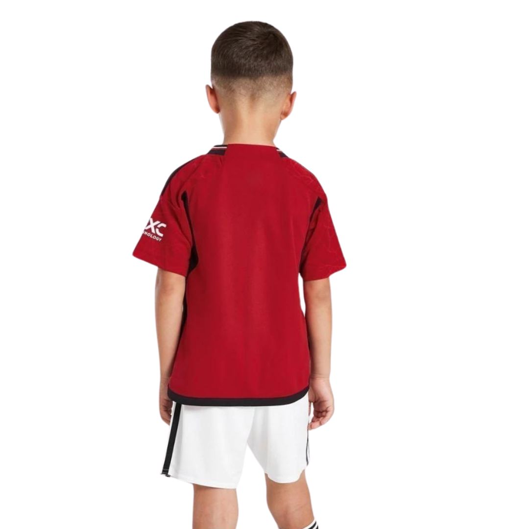 Kit Infantil Manchester United I 23/24 Adidas