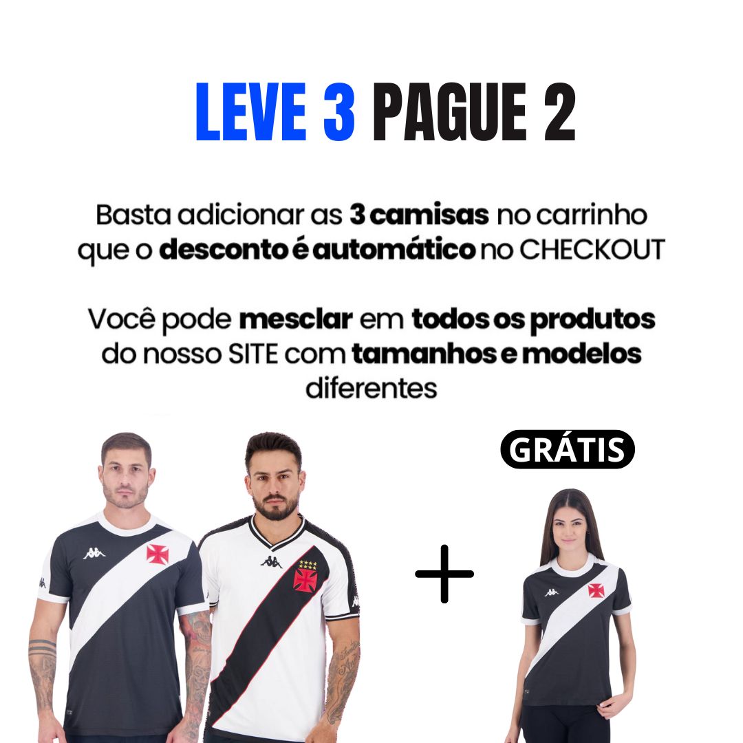 Camisa Vasco Treino Comissão 2024/25 Kappa