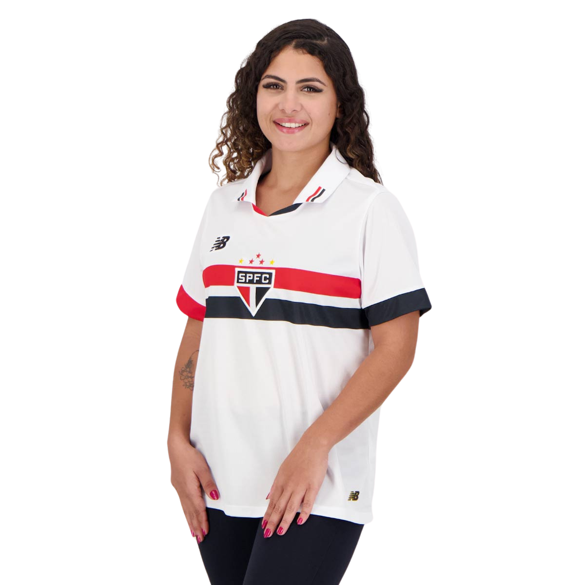 Camisa Feminina São Paulo I 2024/25 New Balance