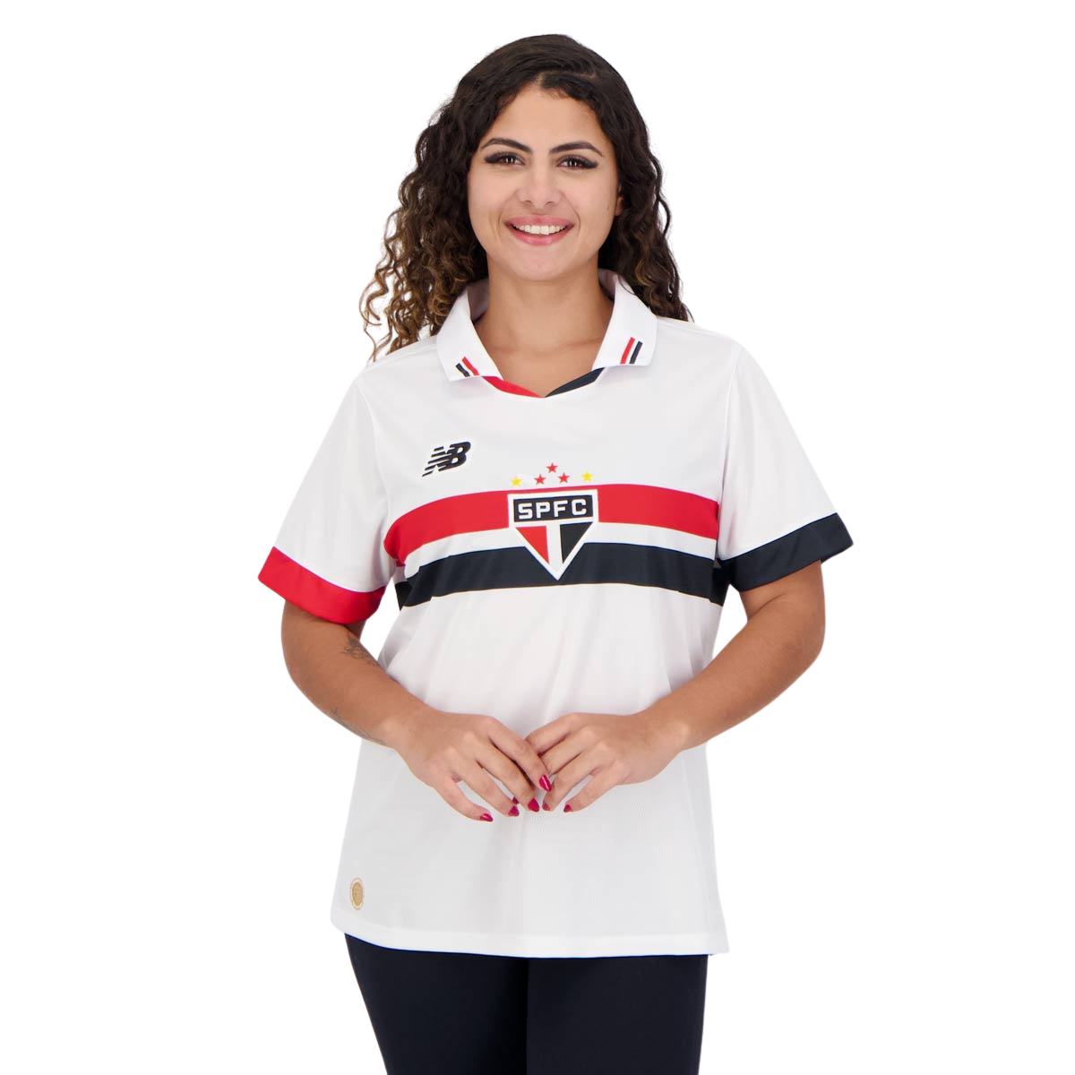 Camisa Feminina São Paulo I 2024/25 New Balance