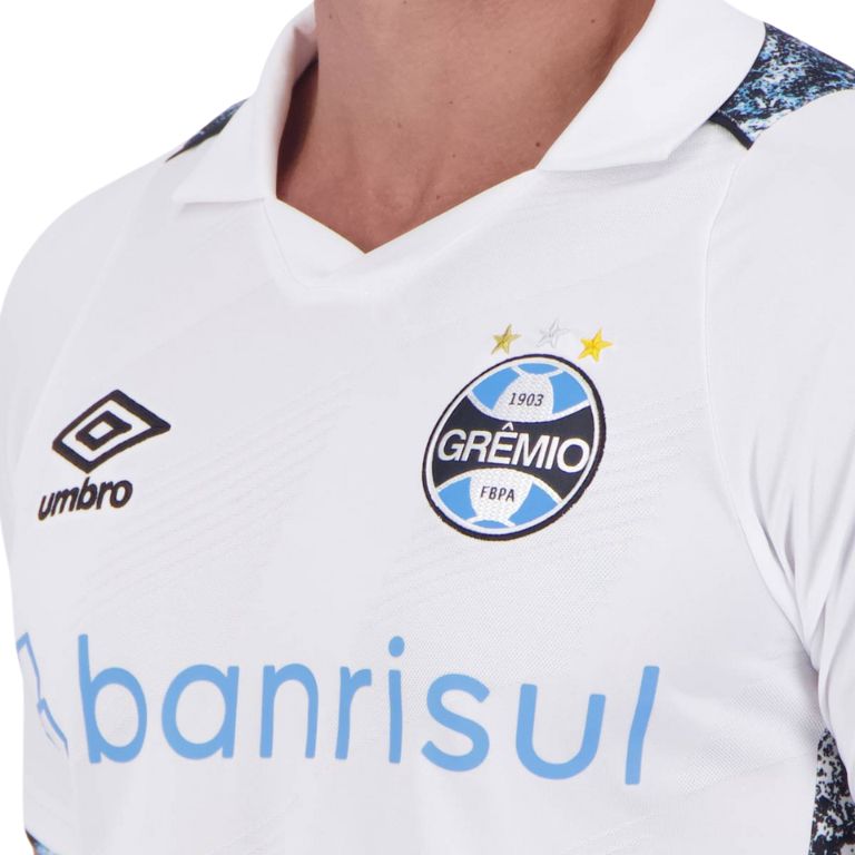 Camisa Grêmio II 2024/25 Torcedor Umbro Masculina - Branca