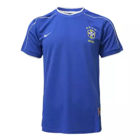 Camisa Retro Brasil 1998 Nike Masculina - Azul