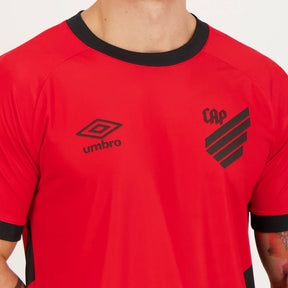 Camisa Athletico Paranaense I 23/24 - Torcedor Umbro Masculina - Vermelha e Preta