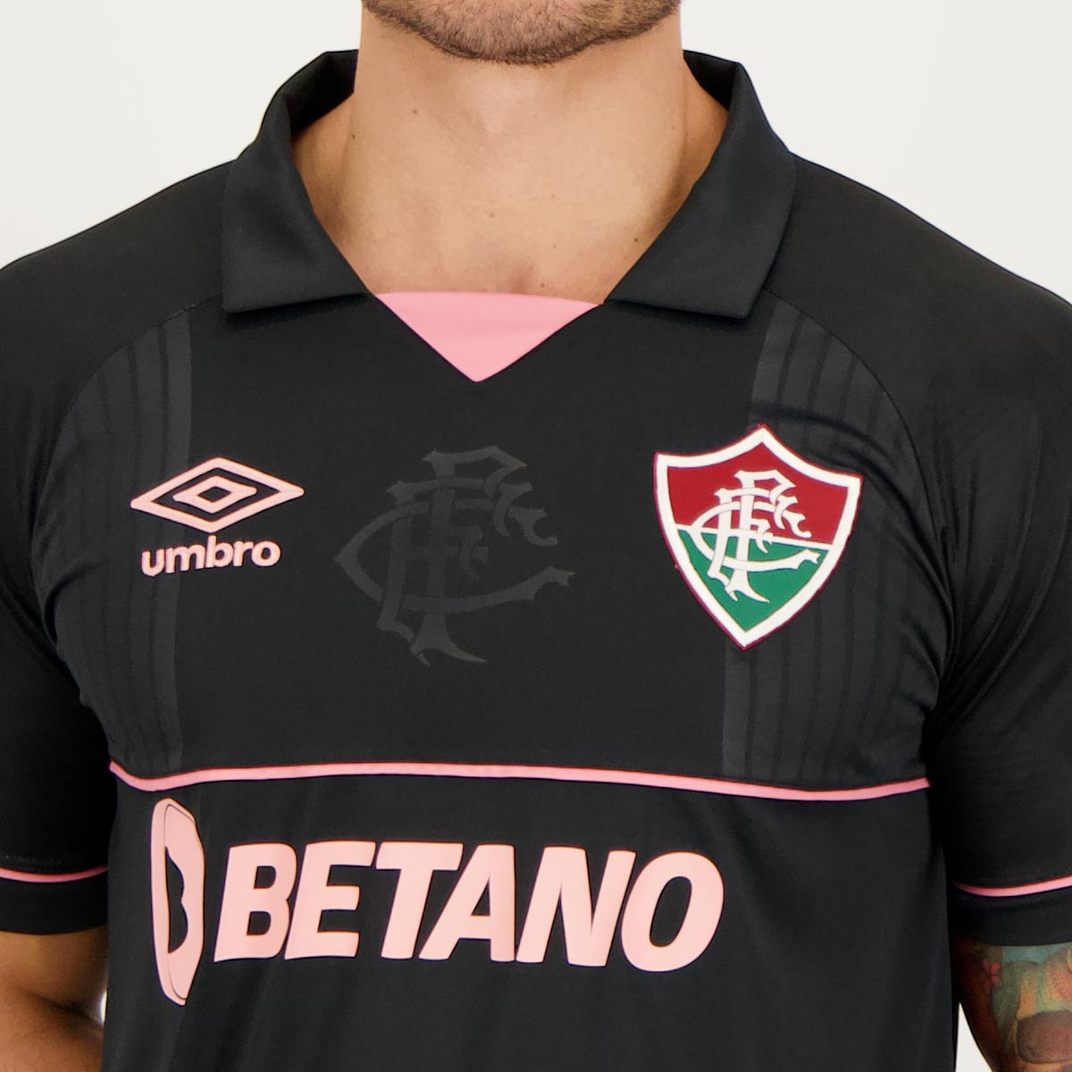 Camisa Fluminense Goleiro 23/24  Umbro Torcedor Masculina - Preta