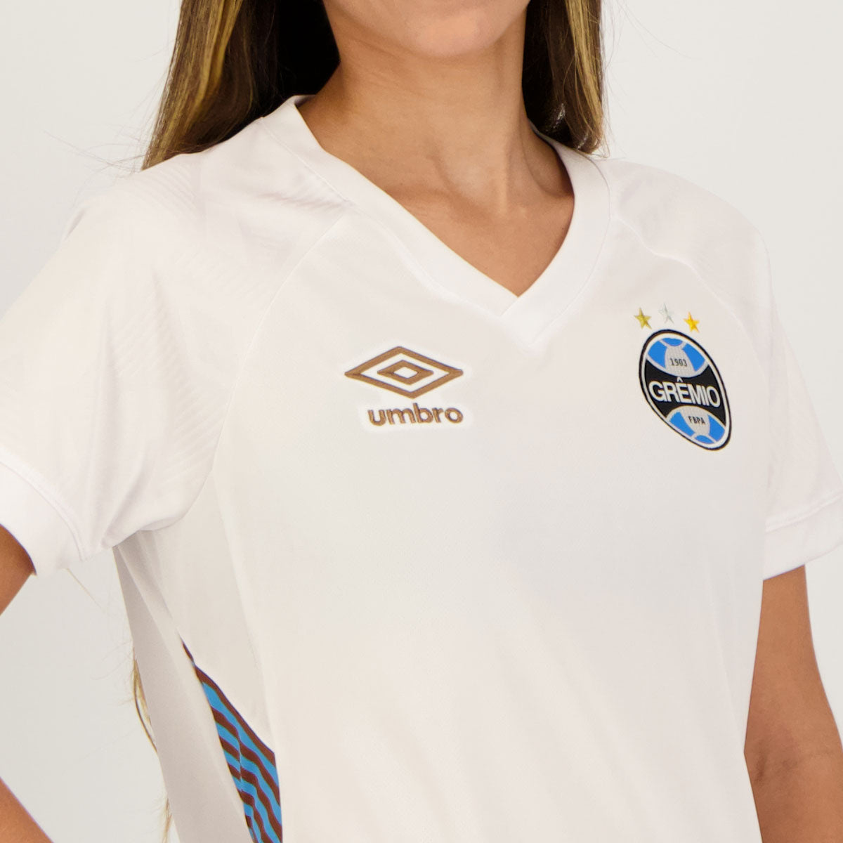 Camisa Feminina Grêmio II 23/24 - Branca