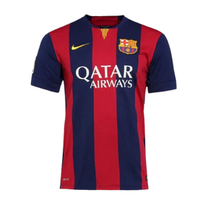 Camisa Retro Barcelona 2014/2015 Nike Masculina - Azul e Grená