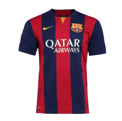 Camisa Retro Barcelona 2014/2015 Nike Masculina - Azul e Grená